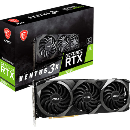 MSI VENTUS GeForce RTX 3080 Ti 3X 12G Graphics Card