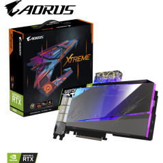 Gigabyte AORUS GeForce RTX 3080 XTREME WATERFORCE WB 10G Graphics Card - LHR