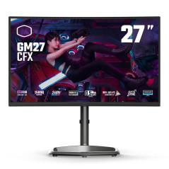 Cooler Master GM27-CFX 27" FHD 240Hz 0.5ms VA QUANTUM DOT Curved HDR400 FreeSync Gaming Monitor