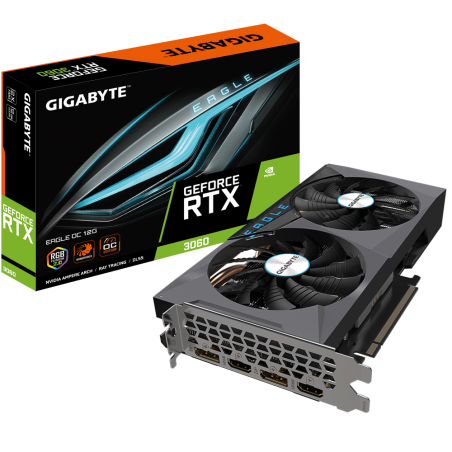 Manufacturer Refurbished Gigabyte GeForce RTX 3060 Eagle OC 12G Graphics Card - LHR