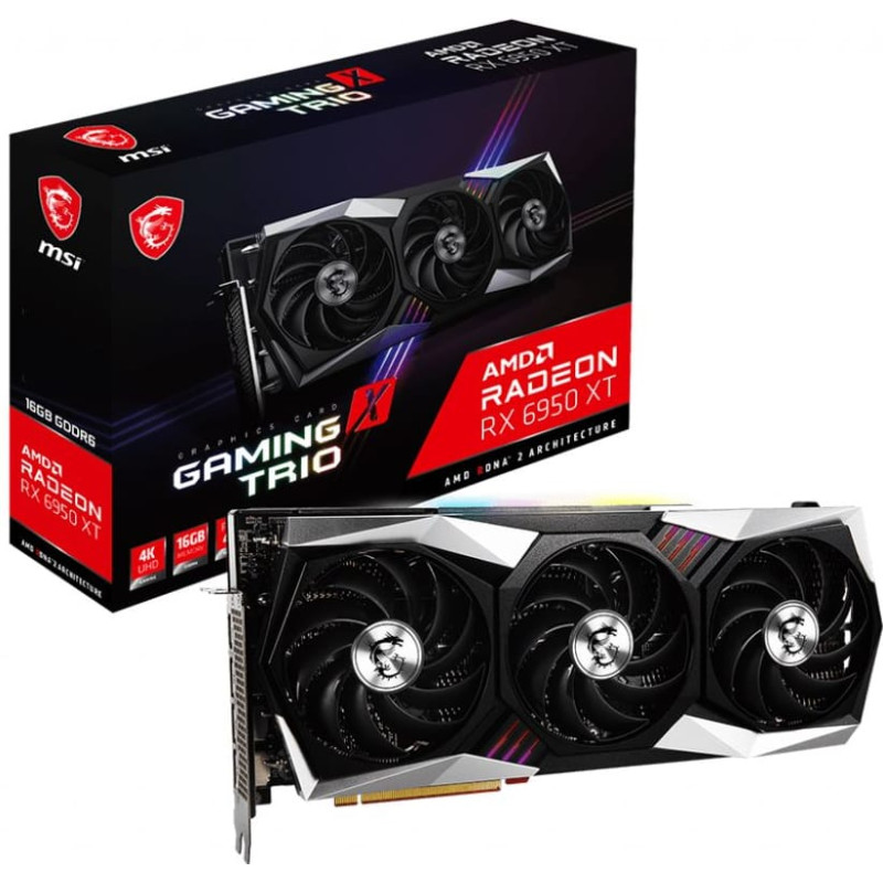 MSI GAMING X Radeon RX 6950 XT X Trio 16G Graphics Card