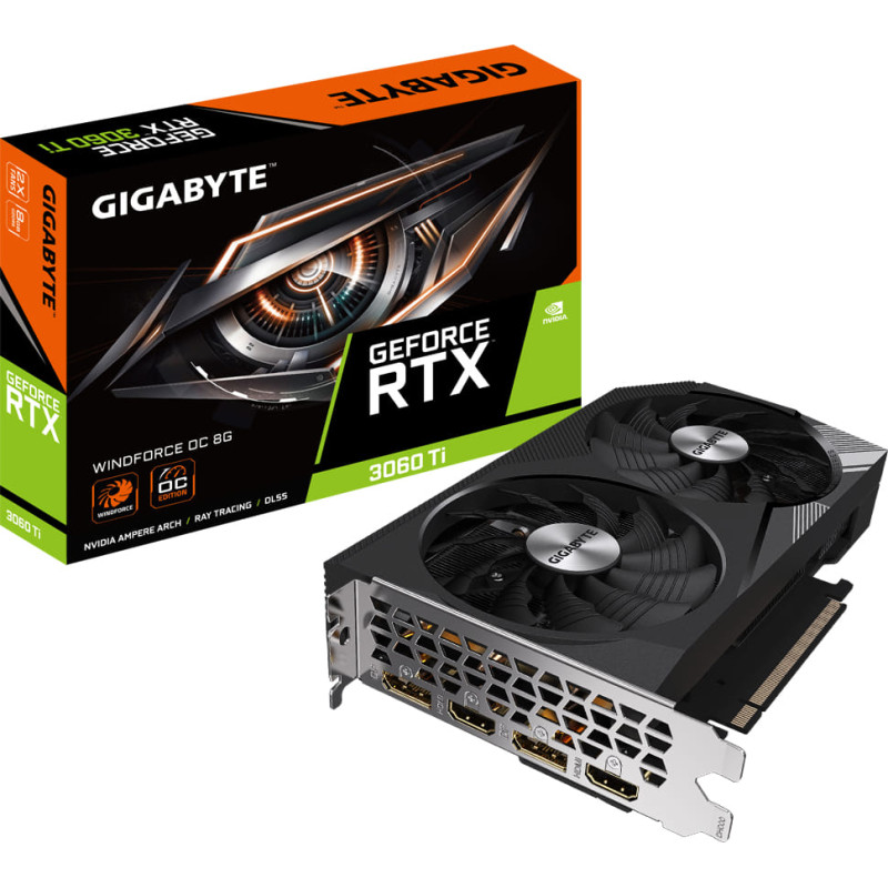 Gigabyte RTX 3060Ti WindForce OC 3.0 8GB Graphics Card