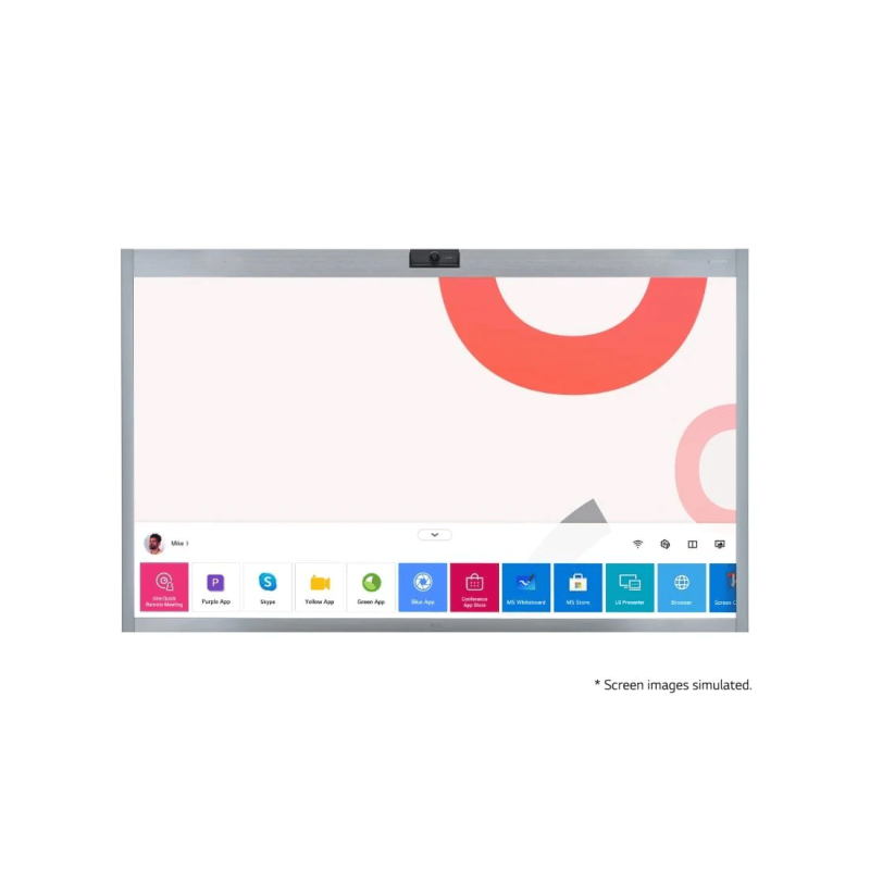 LG One Quick Flex 55" Touchscreen 4K UHD 450Nits Display