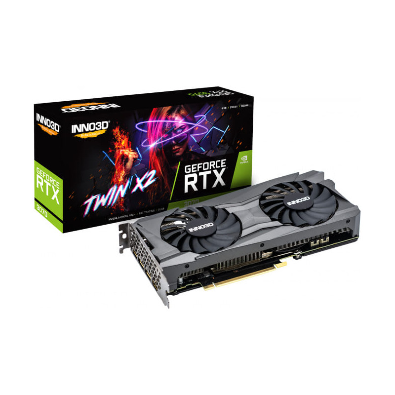 Inno3D Nvidia RTX 3070 Twin 8GB Graphics Card LHR