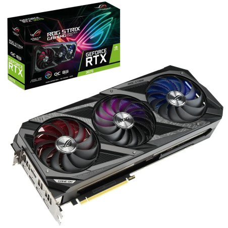 (Ex-Demo) ASUS ROG Strix GeForce RTX 3070 O8G Gaming Graphics Card