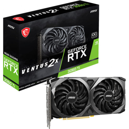 MSI GeForce RTX 3060 Ti VENTUS 2X8G OCV1 LHR Graphics Card