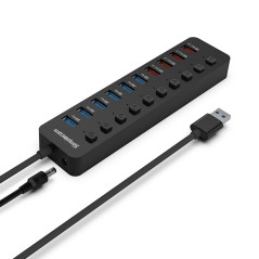 Simplecom CHU810 48W 10 Port USB 3.0 Hub and Charger