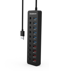 Simplecom CHU810 48W 10 Port USB 3.0 Hub and Charger