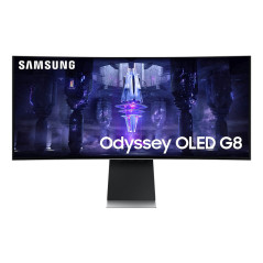 Samsung Odyssey G8 Curved OLED 34" 0.1ms 175Hz FreeSync HDR10+ Gaming Monitor