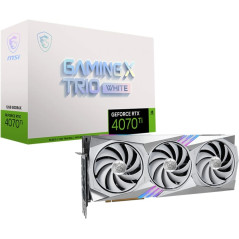 MSI GeForce RTX 4070 Ti Gaming X TRIO White 12GB Graphics Card
