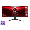 AsRock PG34WQ15R2B 34" UWQHD 1ms 165Hz Curved Height Adjustable Monitor
