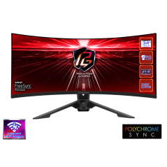 AsRock PG34WQ15R3A 34" UWQHD 1ms 165Hz Curved Height Adjustable Polychrome RGB Monitor