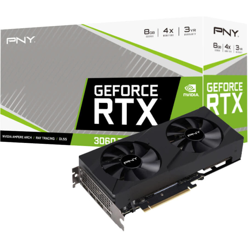 PNY GeForce RTX 3060 Ti 8GB VERTO Dual Fan Graphic Card