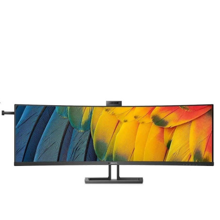 Philips 44.5" DQHD Curved 75Hz SuperWide 5K USB-C Docking Webcam VA Business Monitor