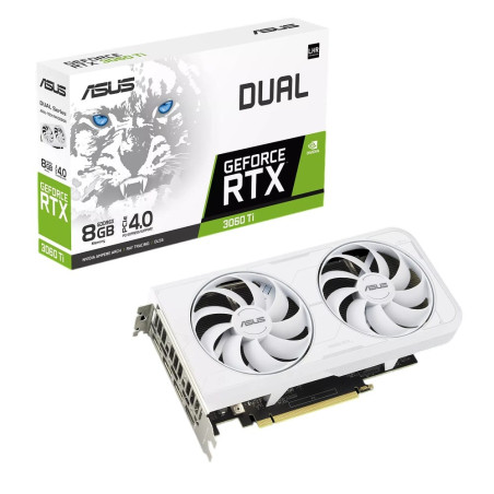 ASUS Dual GeForce RTX 3060 Ti White Edition 8GB GDDR6X Graphics Card