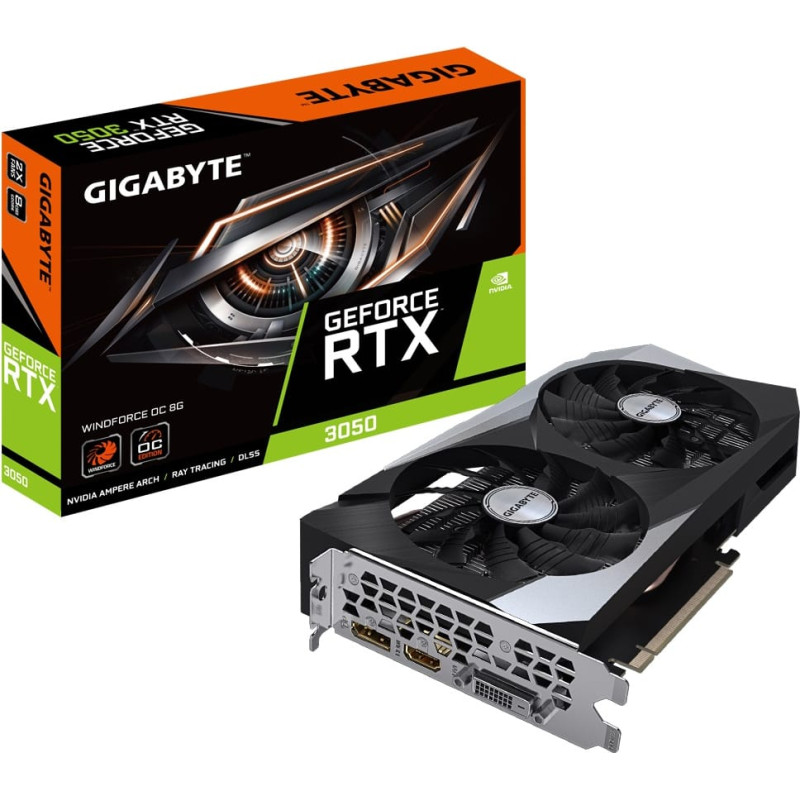 Gigabyte RTX 3050 Windforce OC 8G Graphic Card