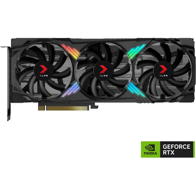 PNY GeForce RTX 4070 12GB XLR8 Gaming VERTO EPIC-X RGB Triple Fan Graphics Card