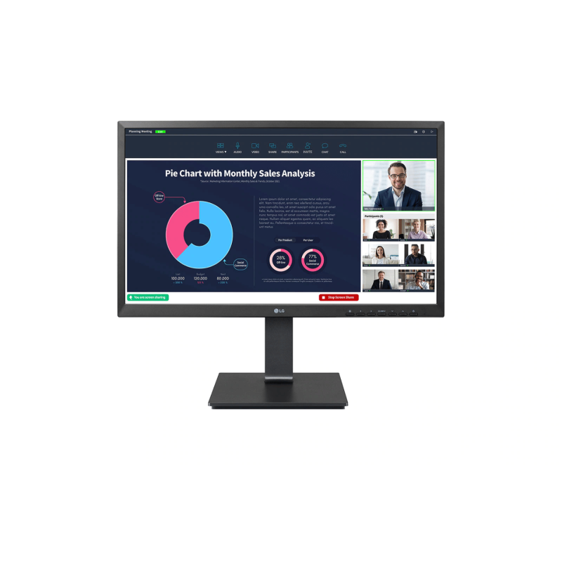 LG 24BP750C-B 24" FHD IPS Build In Webcam Monitor