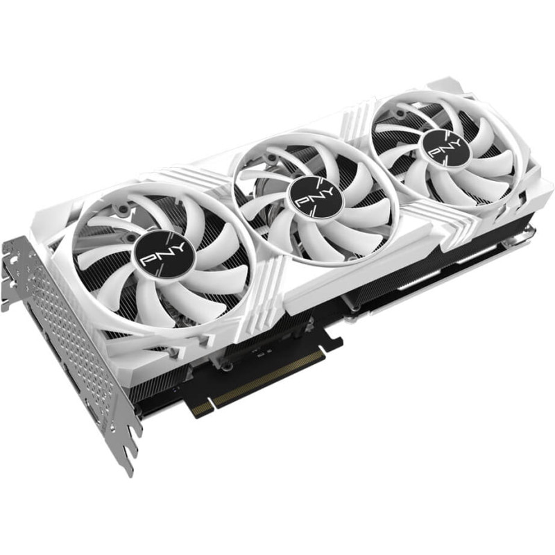 PNY GeForce RTX 4070 Ti 12GB LED Verto Graphics Card - White