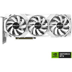 PNY GeForce RTX 4070 Ti 12GB LED Verto Graphics Card - White