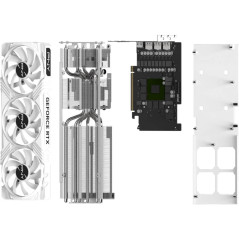 PNY GeForce RTX 4070 Ti 12GB LED Verto Graphics Card - White
