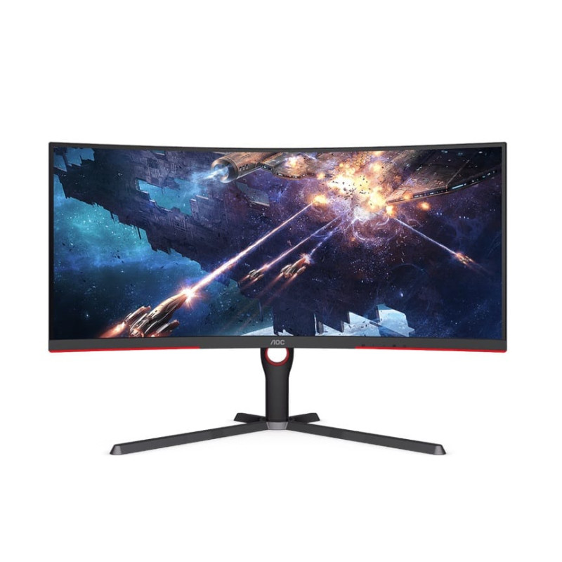 (Manufacturer Refurbished) AOC 34" CU34G3S WQHD 1Ms 165Hz HAS Curve Gaming Monitor