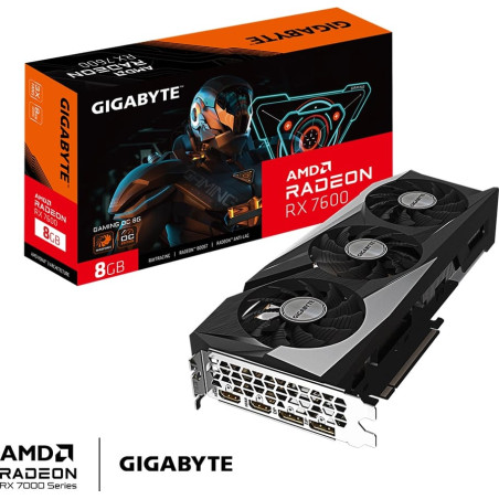 Gigabyte Radeon RX 7600 Gaming OC 8G Graphics Card