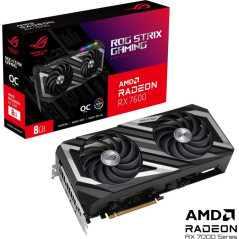 ASUS ROG Strix Radeon RX 7600 OC Edition 8GB GDDR6 Graphics Card