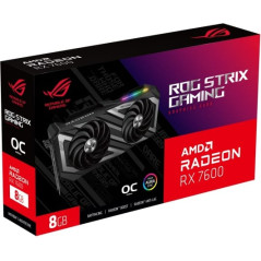 ASUS ROG Strix Radeon RX 7600 OC Edition 8GB GDDR6 Graphics Card