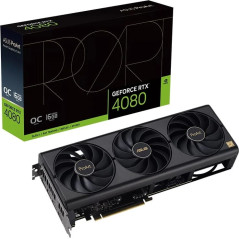 Asus ProArt RTX 4080 O16GB OC Edition Graphics Card 2.5 Slot 300mm Length