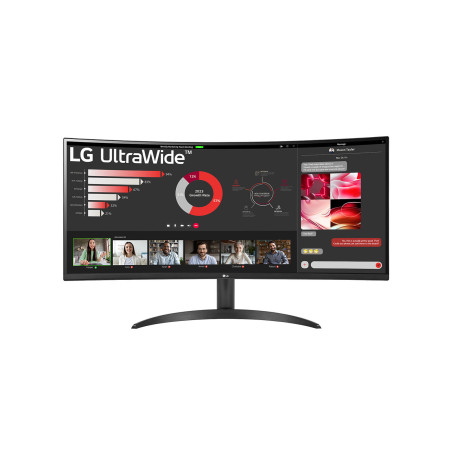 LG 34WR50QC-B 34" Ultrawide QHD HDR10 100Hz FreeSync Curved Monitor