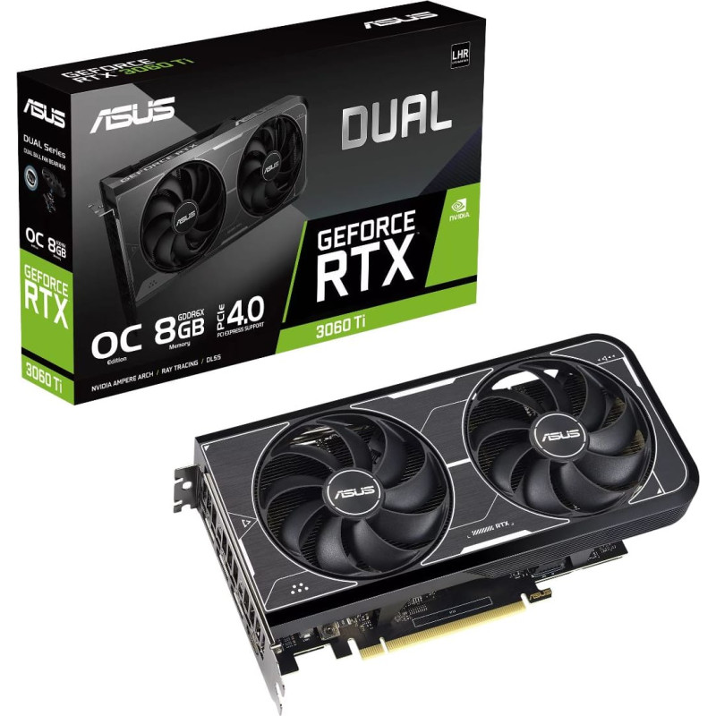 ASUS Dual RTX 3060 Ti 8GB GDDR6X Graphics Card
