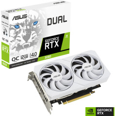 ASUS Dual GeForce RTX 3060 White OC Edition 12GB Graphic Card