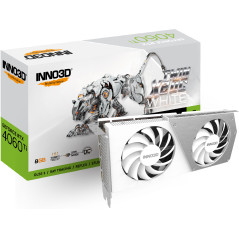 Inno3D GeForce RTX 4060 Ti 8GB TWIN X2 OC Graphic Card - White