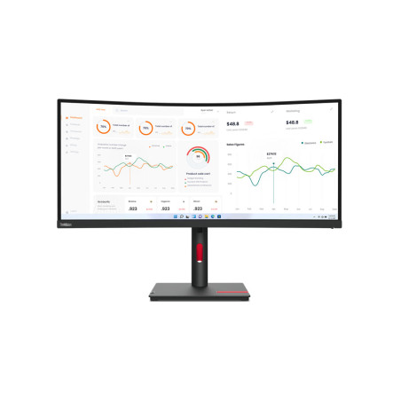 Lenovo ThinkVision T34w-30 34" WQHD Curved Monitor
