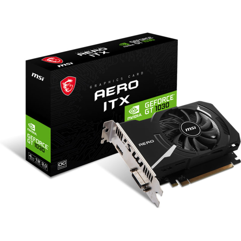 MS GeForce GT 1030 AERO ITX 4GD4 OC Graphic Card