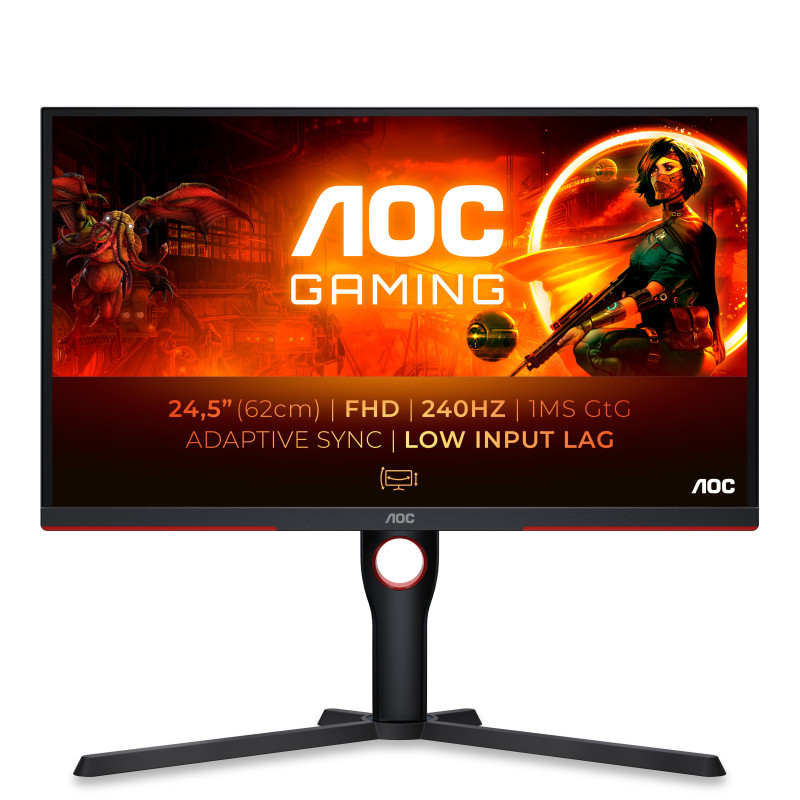 AOC 25G3ZM 24.5" FHD 1ms 240Hz FreeSync Gaming Monitor