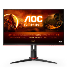 AOC Q27G2S 27" QHD IPS 1ms 165Hz Adaptive Sync Gaming Monitor