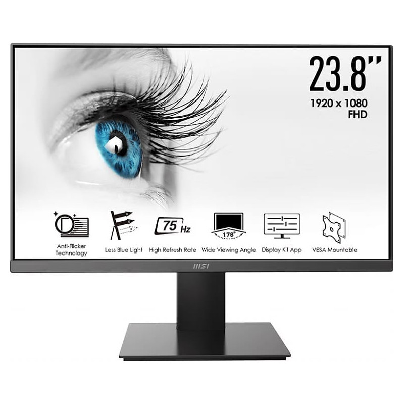 (Open Box) MSI Pro MP241X 23.8" FHD VA 75Hz Monitor