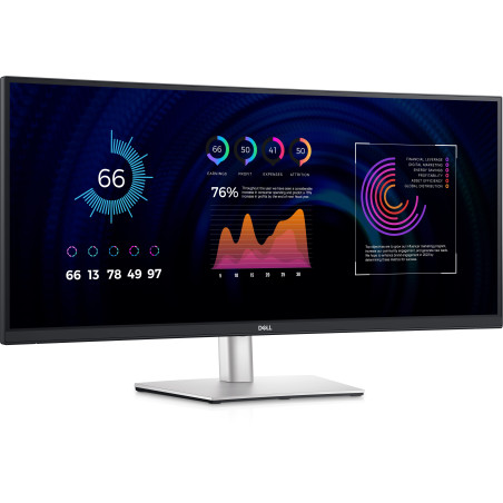 Dell P3424WE 34" WQHD IPS USB-C Height Adjustable Curved Monitor