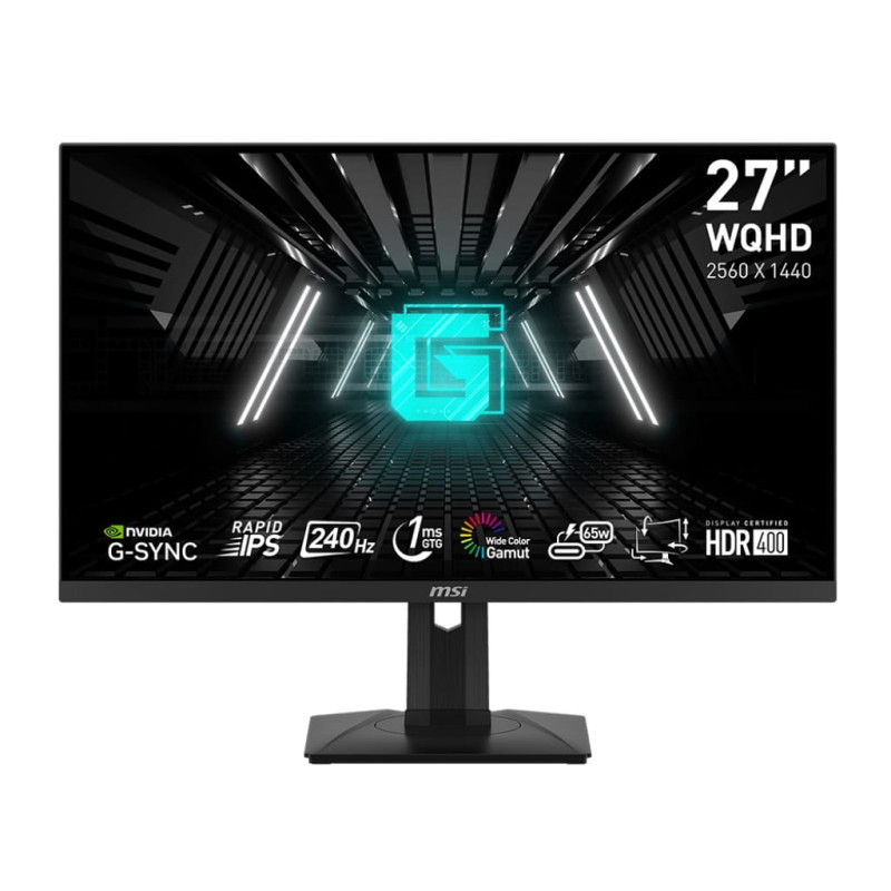 MSI G274QPX 27" IPS WQHD 1ms 240Hz HDR G-Sync Gaming Monitor