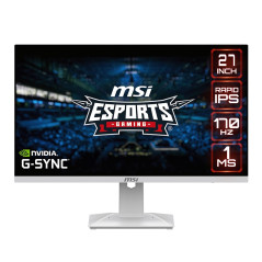 MSI G274QRFW 27" WQHD IPS 1ms 170Hz Gaming Monitor - White