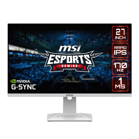MSI G274QRFW 27" WQHD IPS 1ms 170Hz Gaming Monitor - White