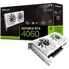 PNY GeForce RTX 4060 8GB OC XLR8 VERTO DF White Edition Graphic Card