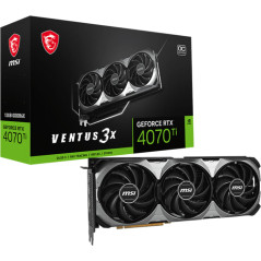 MSI GeForce RTX 4070 TI VENTUS 3X E1 12G OC Graphics Card