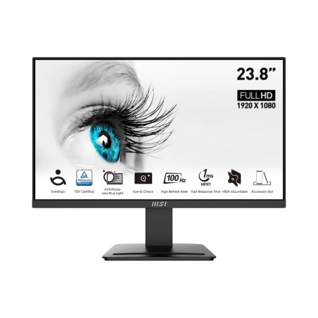 MSI PRO MP2412 23.8" FHD VA 1ms 100Hz Professional Business Monitor