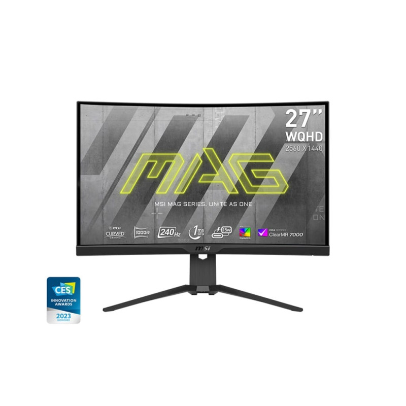 MSI MAG 275CQRXF 27" VA WQHD 1ms 240Hz HDR Adaptive Sync Curved Gaming Monitor