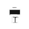 Fantech GD914 Motorised Height Adjustable Gaming Desk - Black