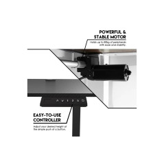 Fantech GD914 Motorised Height Adjustable Gaming Desk - Black