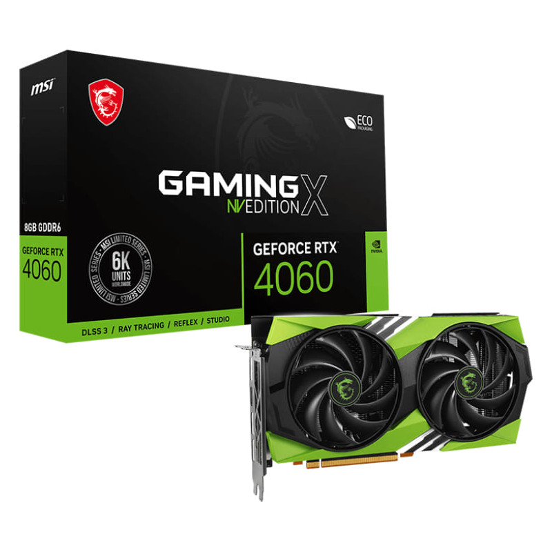 MSI GeForce RTX 4060 GAMING X NV EDITION 8G Graphic Card